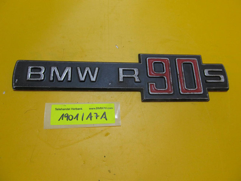 BMW R90 S Emblem Typenschild Platte Schriftzug Typenschild 1259369 type plate