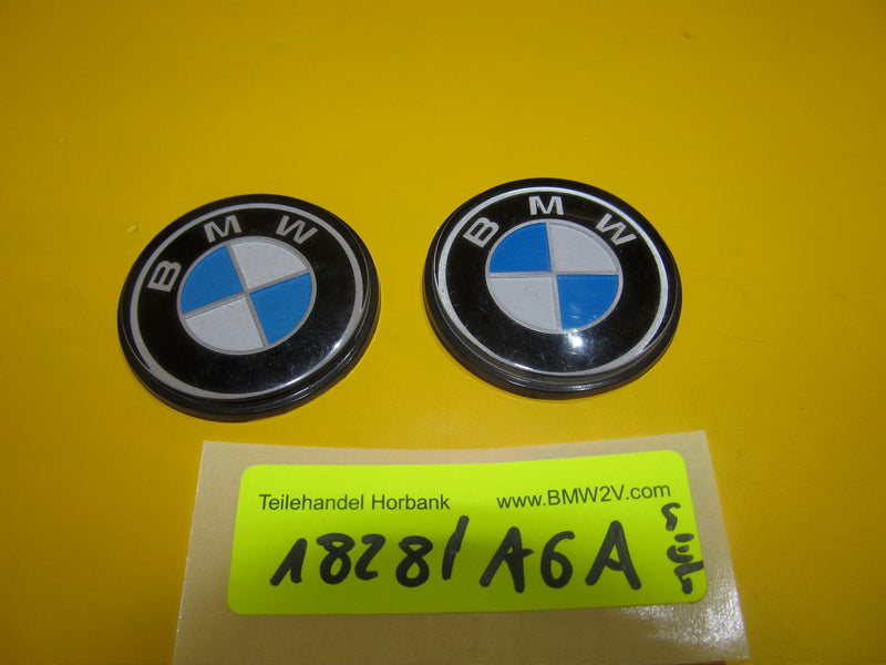 Satz BMW Plakette Emblem Logo 41,3mm für System Koffer 2300045 plaque