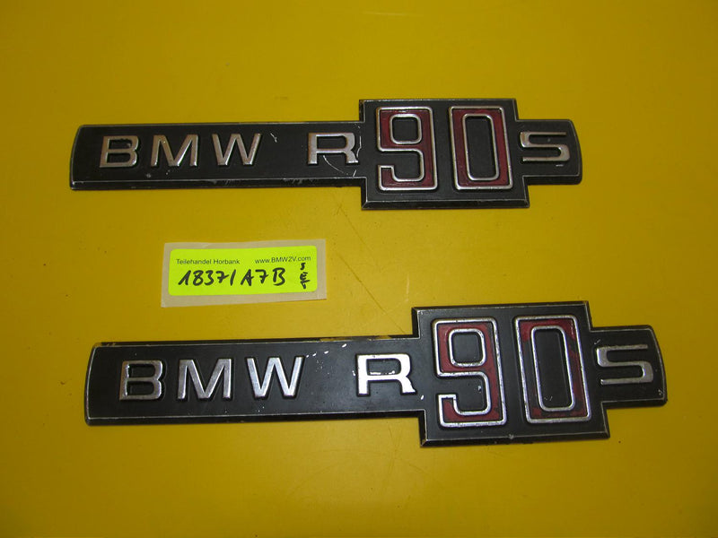 BMW R90 S Set Emblem Platte Typenschild 1259369 type plate