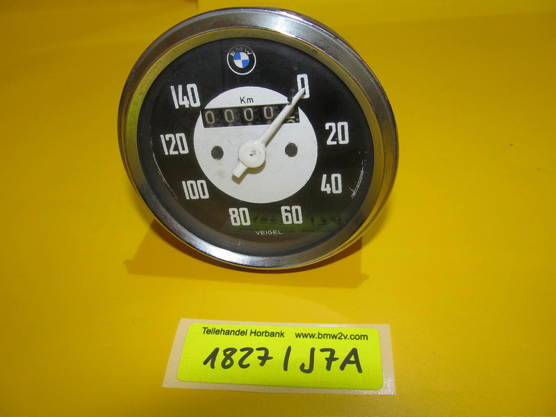 BMW R12 Veigel Tachometer 80mm W1,05 0-140km/h speedometer