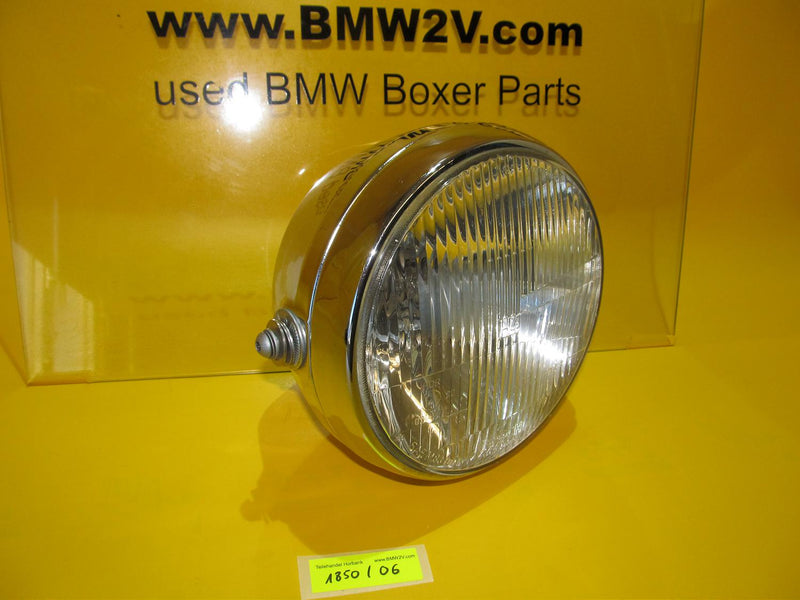 BMW R100R R80R 180mm H4 Scheinwerfer Lampe chrom Moto Guzzi head lamp