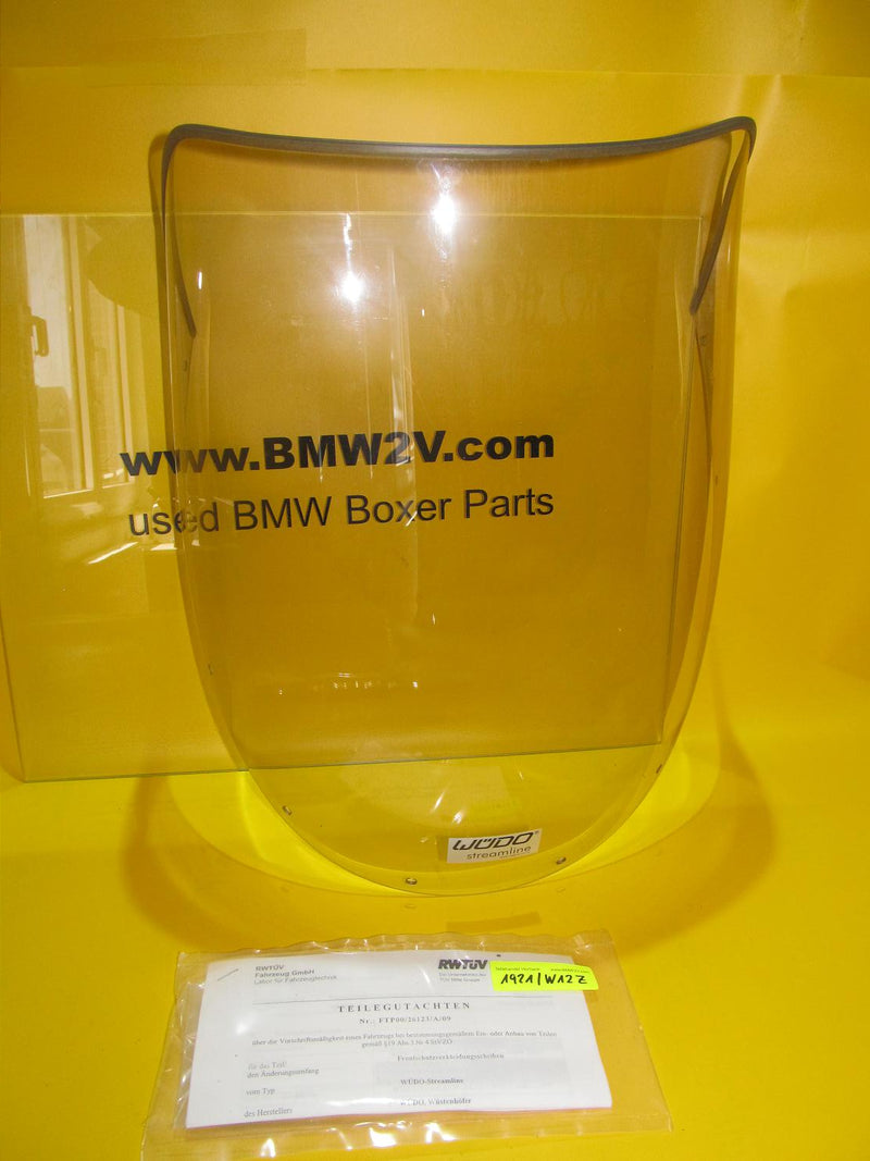 Windschild Scheibe Wüdo Steamline für S-Cockpit R90S R100S NOS windshield