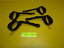 Set Blinker Halter Scheinwerfer für Gabel 41mm Aluminium schwarz indicator holder