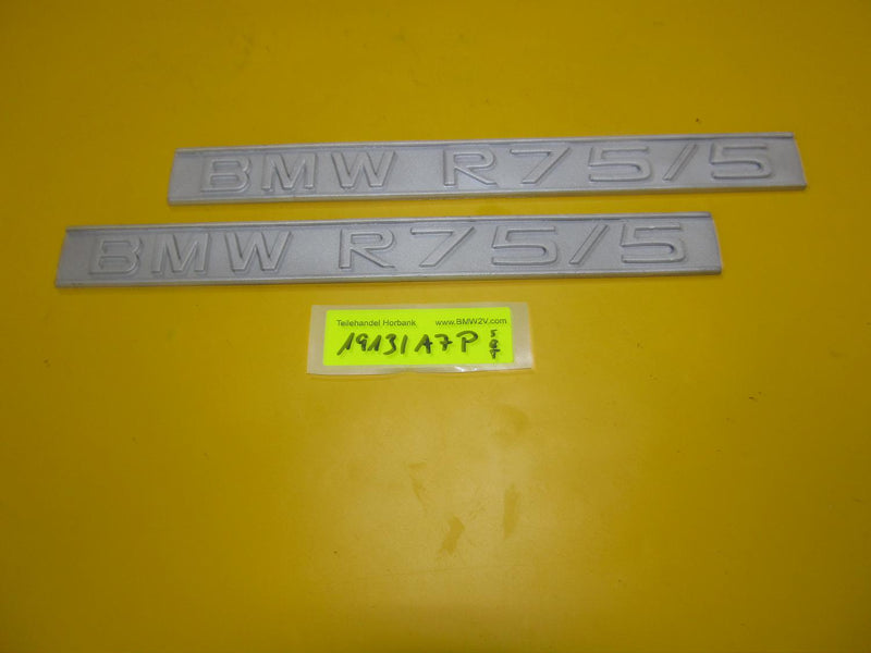BMW R75 /5 Set Emblem Typenschild Platte Schriftzug Typenschild type plate
