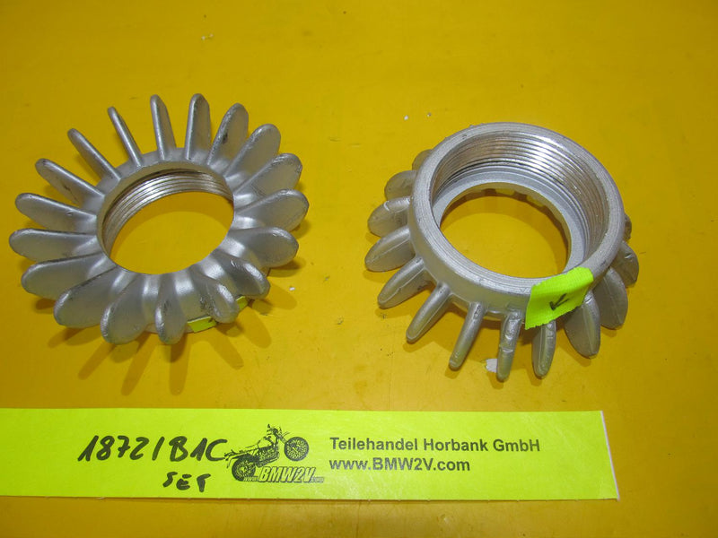 BMW R90 R75 R60 R50 /5 /6 52mm Auspuffmuttern groß Sternmuttern Exhaust star nut