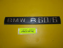 BMW R60 /6 Emblem Typenschild Platte Schriftzug Typenschild -NEU- type plate