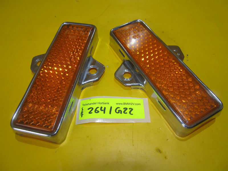 BMW R100 R90 R80 R75 R60 /6 /7 Satz Reflektor Gabelholme reflector