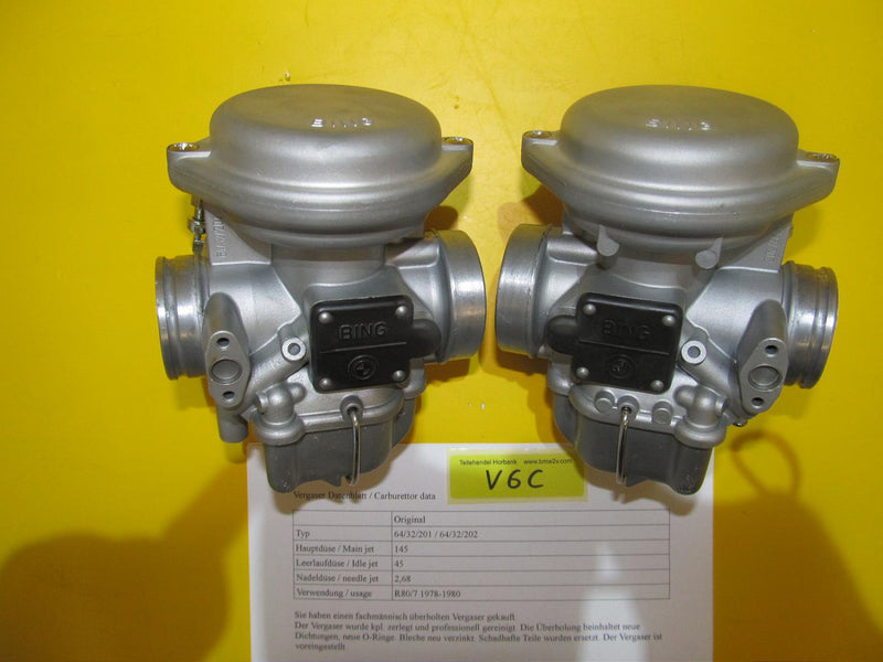 BMW R80 /7 1978-1980 Set Vergaser Bing 64/32/201 64/32/202 -überholt-  carburettor