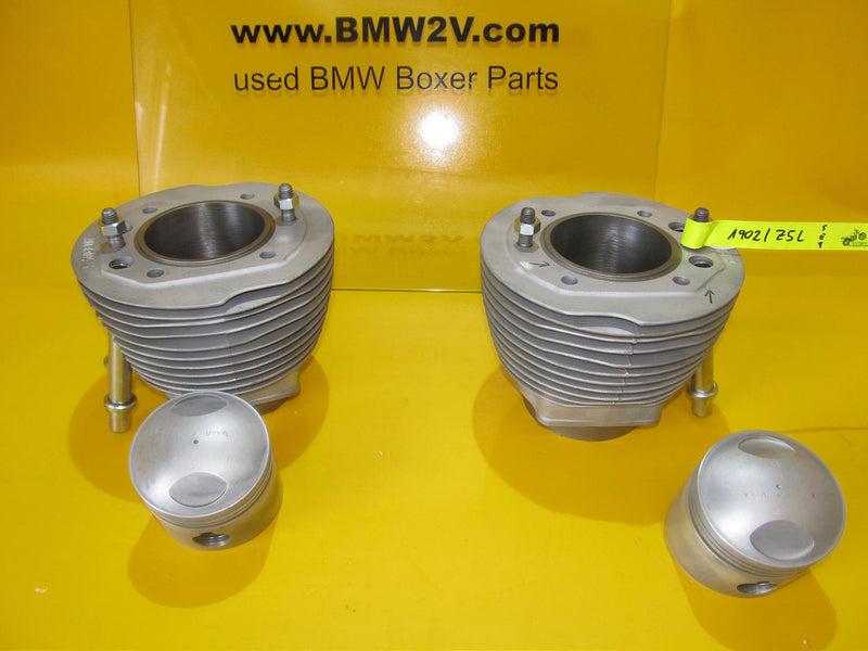 BMW R75 /5 /6 Paar Stahl Zylinder mit Kolben 82,465 1-Maß cylinder piston set
