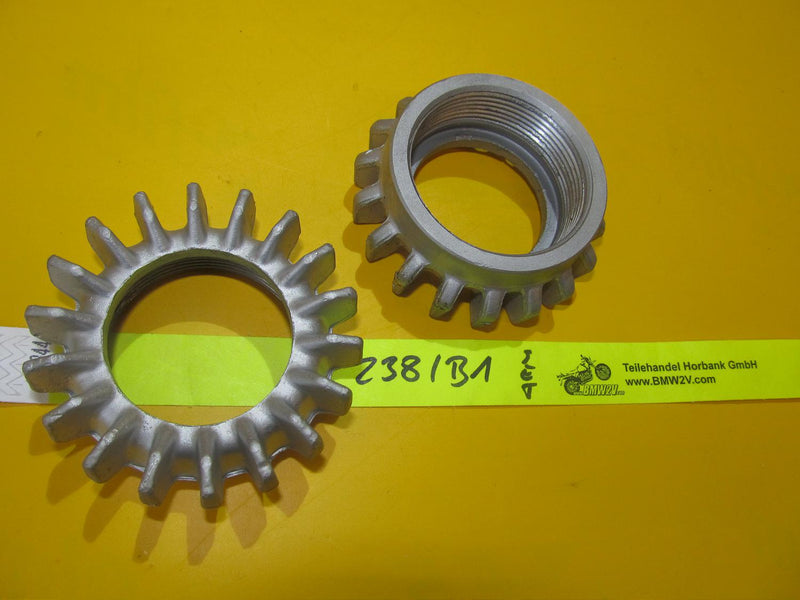 BMW R80 R100 R RT GS Auspuffmuttern Sternmuttern 52mm Exhaust star nut