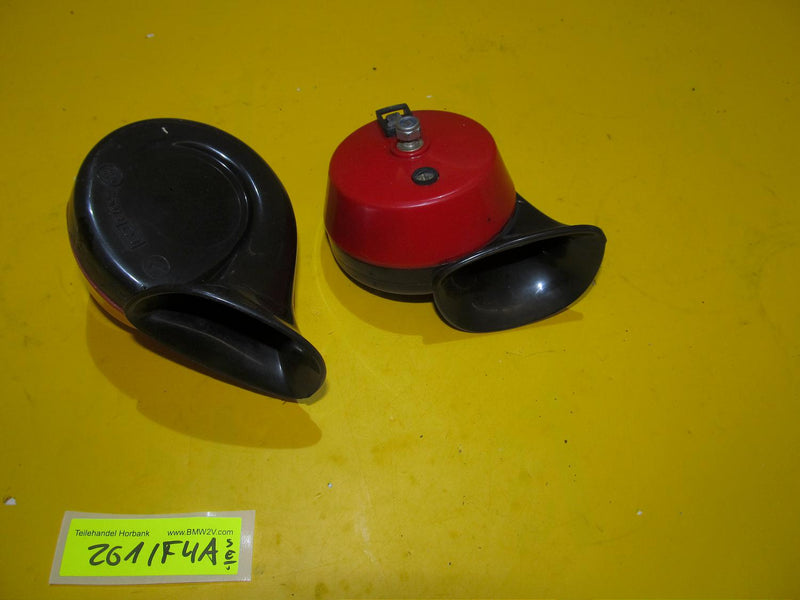 Set Hupe L+H 12V Motorrad horn geprüft motorcycle low+high