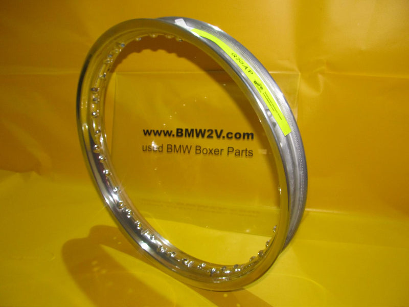 BMW R100 R90 R75 R60 /6 /7 Vorderrad Felge Weinmann 1.85x19 poliert wheel rim