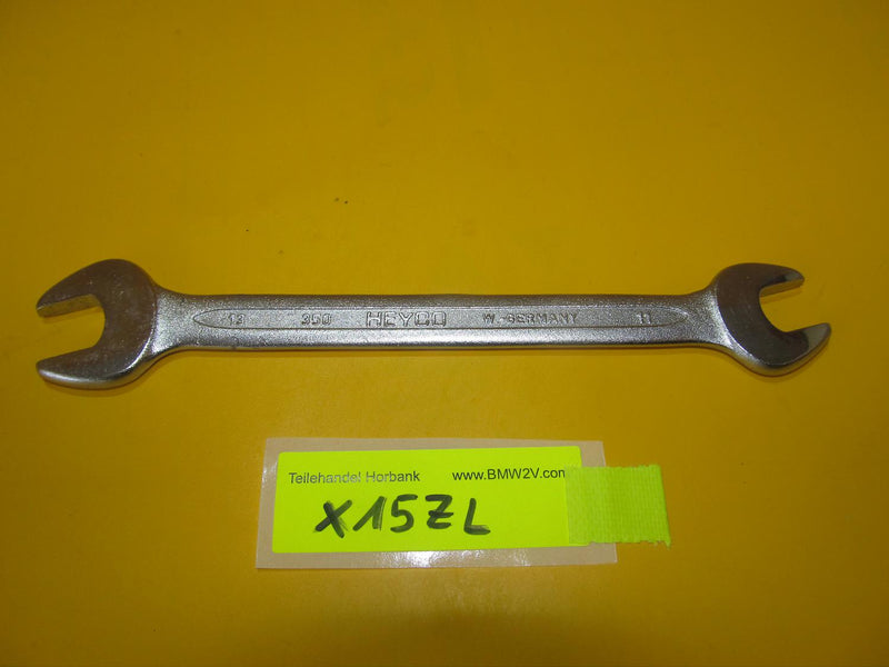 Doppelgabelschlüssel Maulschlüssel Heyco 11-13 Bordwerkzeug Made in Germany