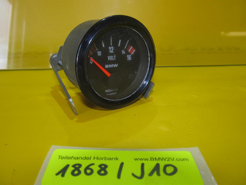 BMW R100 R90 R75 R60 Voltmeter Motometer 52mm weiss instrument volt metro