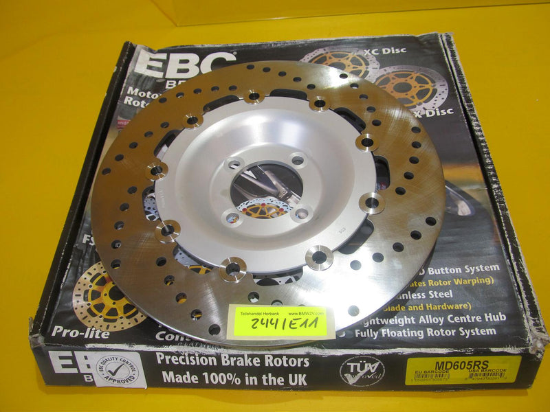BMW R100 R80 GS Bremsscheibe vorne rechts EBC MD 605RS brake disc right