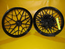 BMW R45 R65 78-84 Set Vorderrad 1.85x18 + Hinterrad 2.50x18 Felge schwarz wheel