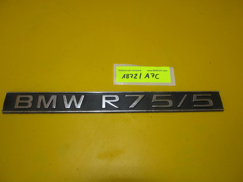 BMW R75 /5 Stück Emblem Typenschild Platte Schriftzug Typenschild type plate