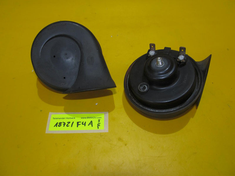 Satz Hupe Hella 12V 400/500Hz für Motorrad Oldtimer set horn low+high motorcycle