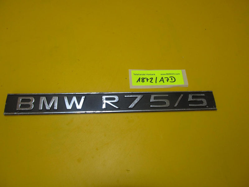BMW R75 /5 Stück Emblem Typenschild Platte Schriftzug Typenschild type plate