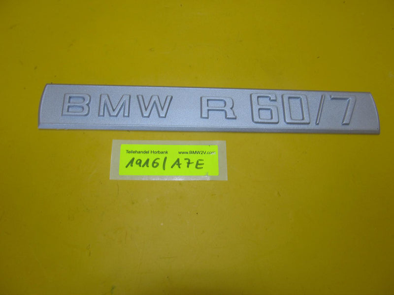 BMW R60 /7 Stück Emblem Typenschild Platte Schriftzug Typenschild type plate