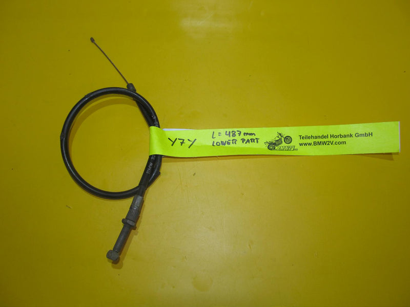 BMW R80 R65 R45 Gaszug unten li/re L=487mm 1242132 throttle cable
