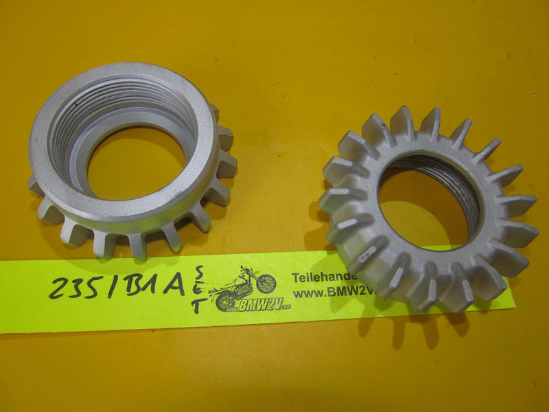 BMW R45 R65 Set Auspuffmutter Sternmutter 48mm Exhaust star nut