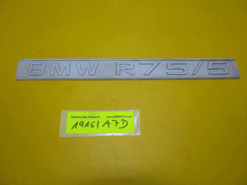 BMW R75 /5 Stück Emblem Typenschild Platte Schriftzug Typenschild type plate