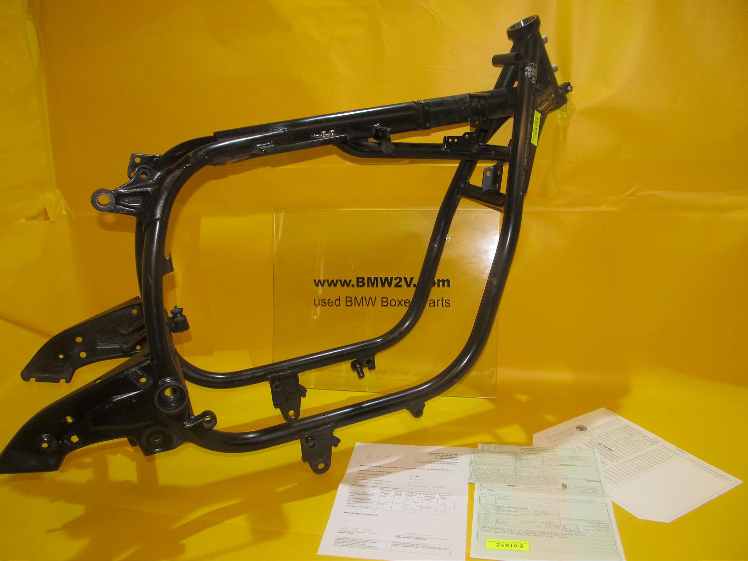 BMW R100 Monolever Rahmen Hauptrahmen 1995 mit Brief motorcycle frame