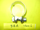 Spann Schelle Krümmer Sammler Auspuff links 43mm BMW R100 R80 Monolever