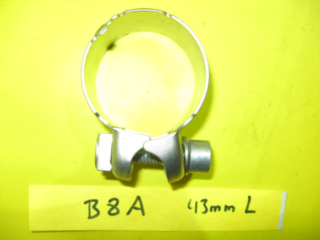 Spann Schelle Krümmer Sammler Auspuff links 43mm BMW R100 R80 Monolever