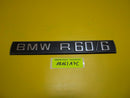 BMW R60 /6 Emblem Platte Typenschild -NEU- 1259366 type plate