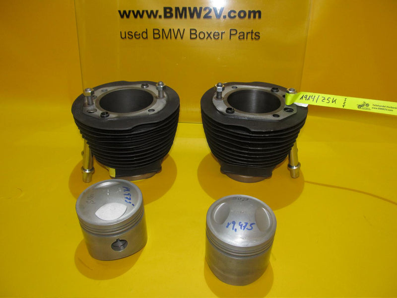 BMW R90 S Set Kolben und Zylinder Stahl 89,975 E=9,5 0-Maß cylinder piston set