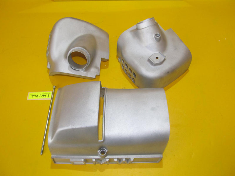 BMW R60 R65 R75 R80 R90 R100 Set Luftfilterkasten + Anlasserdeckel Alu airbox