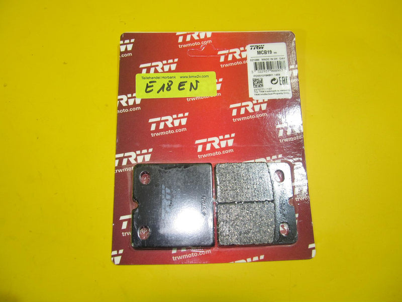 Bremsbeläge vorne MCB19 BMW R100 R80 R65 R45 K75 K100 K1200 55,6mm