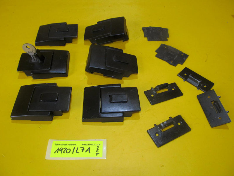 BMW R100 R90 R80 R75 R65 Set Kofferschloss Halteschloss bis 1989 komplett case lock
