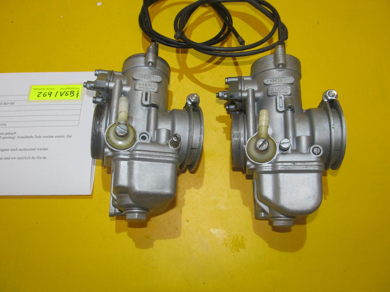 BMW R90S Set Vergaser Dellorto PHM38 BD+BS 1262398 1262399 carburretor