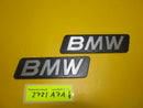 BMW Set Emblem Aluminium Kursiv 106x30mm Logo Plakette plaque emblema