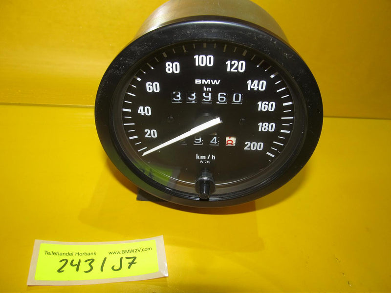BMW R100R Tachometer Motometer 100mm W715 33960km speedometer