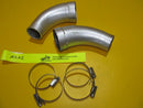 Set Luftrohr Ansaugtrichter Luftfilter BMW R60 R50 /5 /6 silber suction funnel
