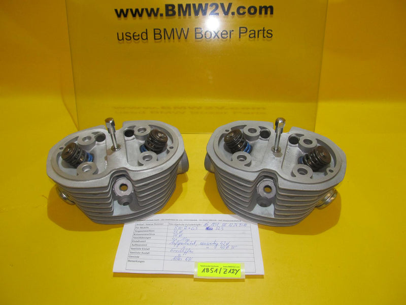 BMW R80GS R80R Satz Zylinderkopf SLS -überholt- 42/40mm NEUWERTIG Cylinderhead