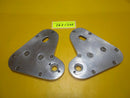 BMW R80R R100R Set Blinkerhalter vorne Blende Aluminium indicator light clamps