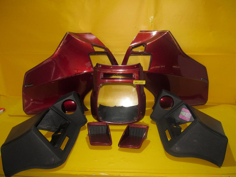 BMW R80 R100 RT Verkleidung Teil Set dunkel rot metallic fairing set