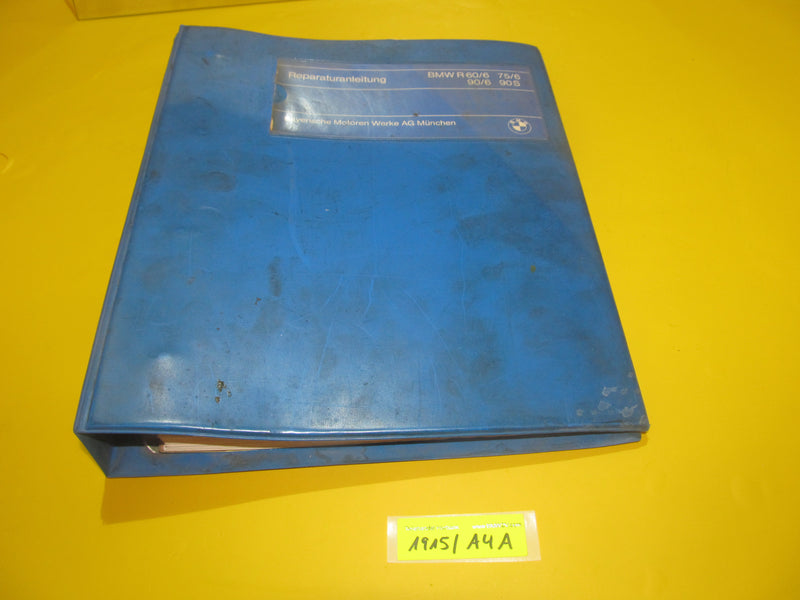 BMW R90 S R75 R60 /6 Reparaturanleitung Motorrad Werkstatt Handbuch schlecht