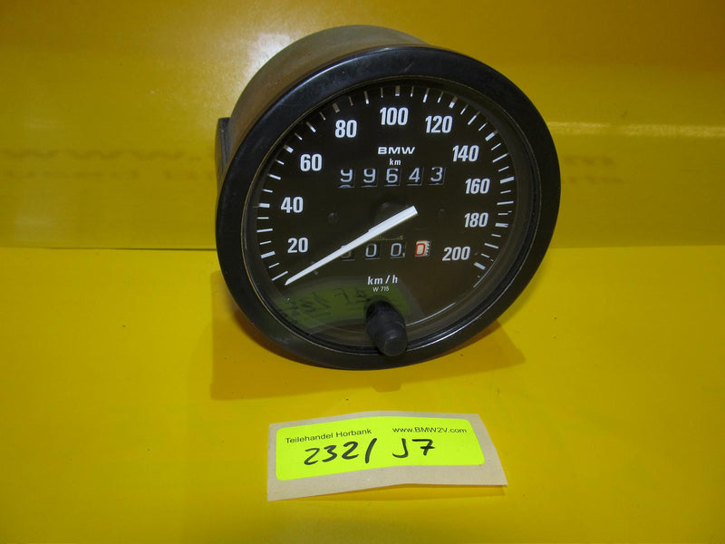 BMW R100 GS Tachometer Motometer 100mm W715 99643km speedometer