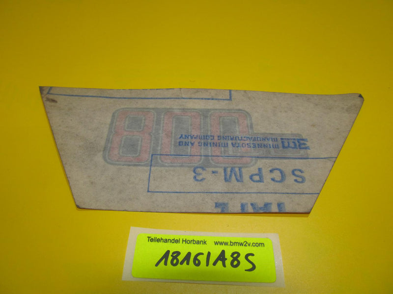 BMW R80 Schriftzug rot für Seitendeckel Folie Aufkleber Dekor sticker NOS