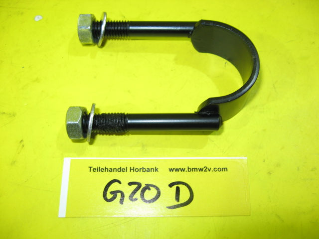 BMW R100 R80 GS Schelle Bügel für Sturzbügel vorne 2303884 lackiert clamp