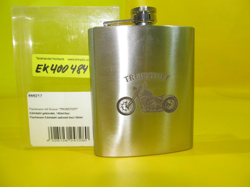 Contento Flachmann Treibstoff 180ml Edelstahl