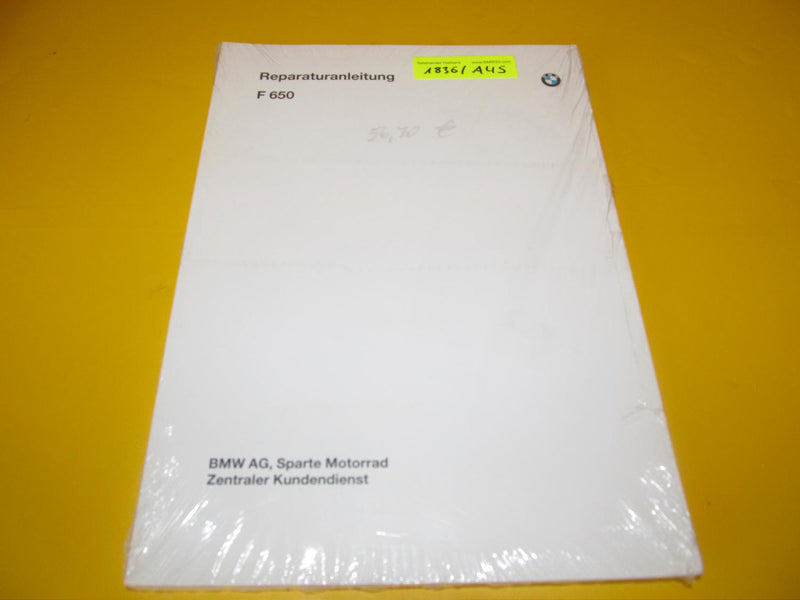 BMW F650 Reparaturanleitung BMW Motorrad 1994 9799200 manual