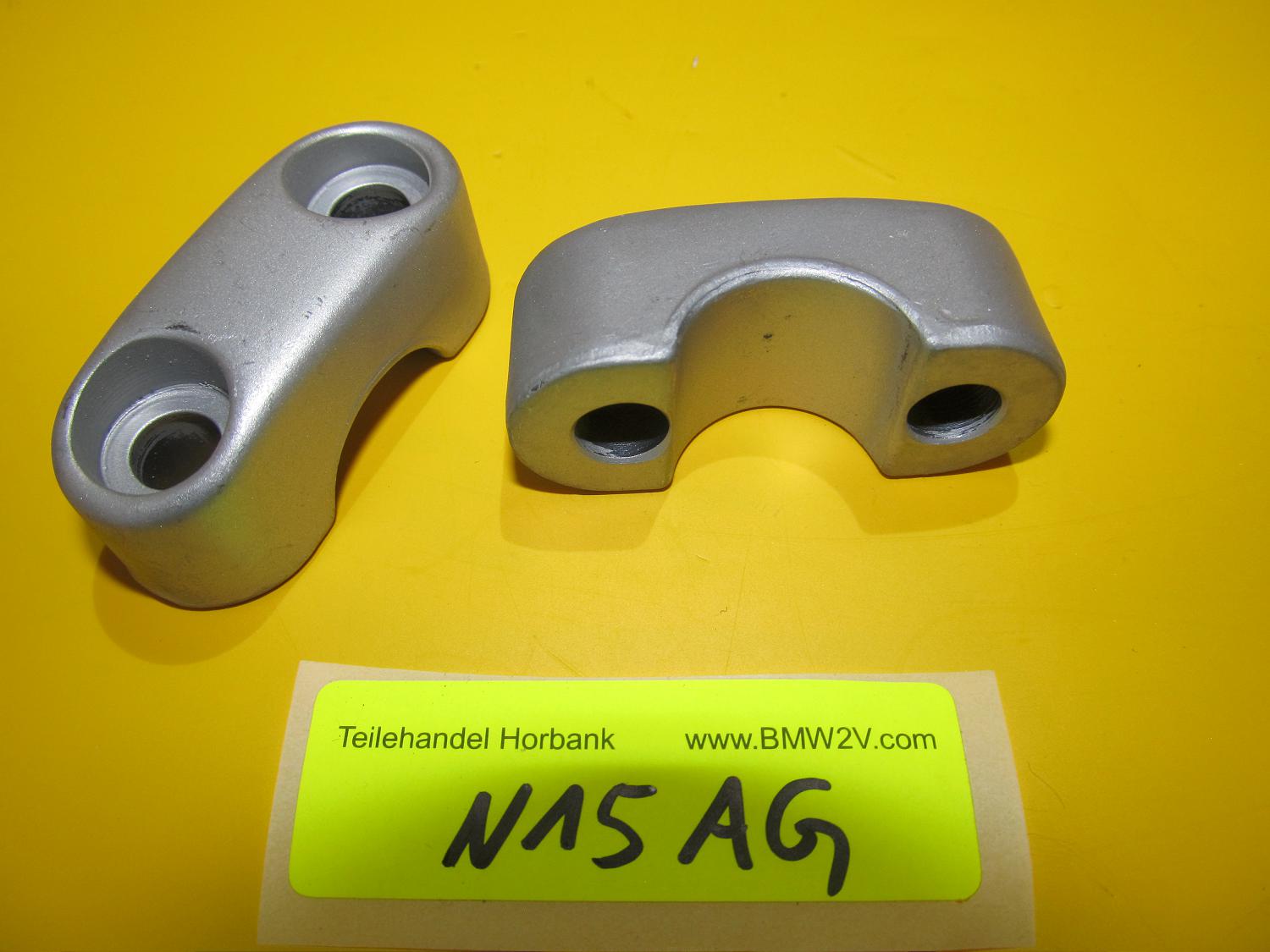 BMW R100 GS R80 Satz Lenkerböcke Klemmbock 1458055 handlebar mounts