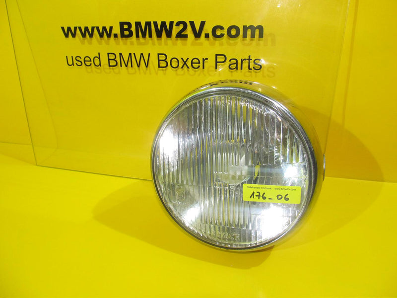 BMW R100R R80R 18cm H4 Scheinwerfer Lampe Chrom Moto Guzzi head lamp